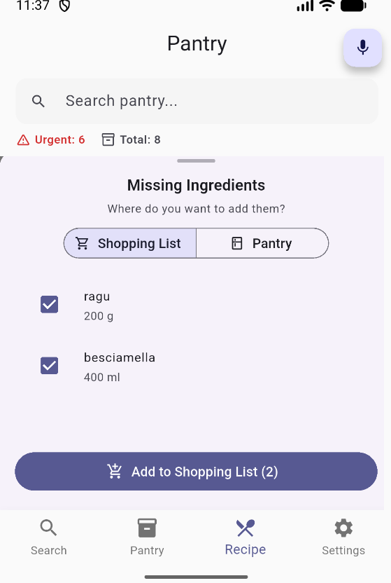 Smart shopping demo